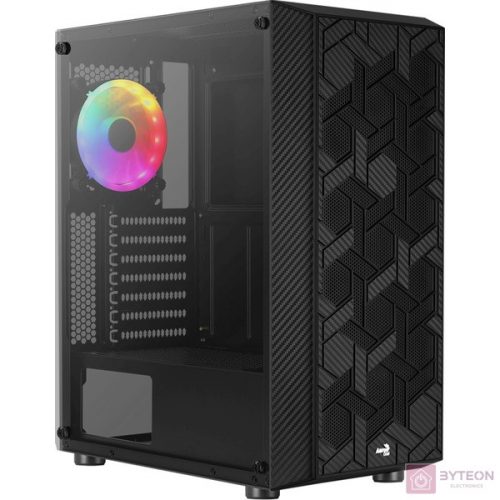 Aerocool Hive V3 FRGB (Ablakos) - Fekete