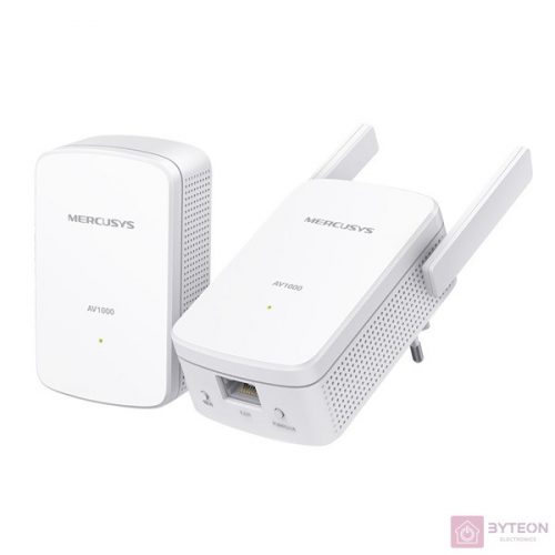 Mercusys MP510 KIT PowerLine adapter 1000 Mbit/s Ethernet/LAN csatlakozás Wi-Fi Fehér