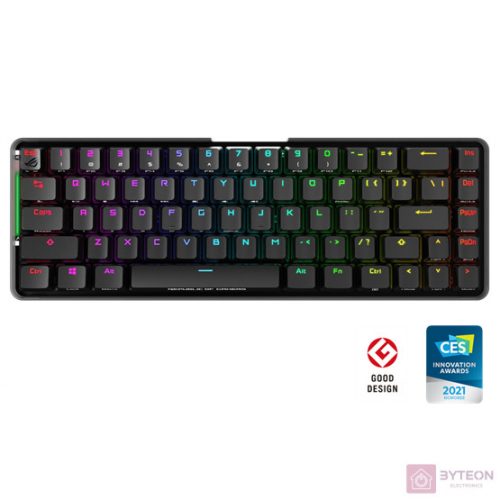 ASUS ROG Falchion MX Red RGB (HU, Wireless) - Fekete