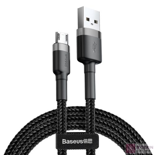 Baseus CAMKLF-AG1 USB kábel 0,5 M USB A Micro-USB B Fekete