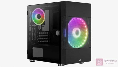 Aerocool Atomic Mini Tower Fekete