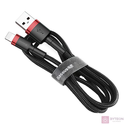 Baseus CALKLF-C19 USB kábel 2 M USB A Fekete, Vörös