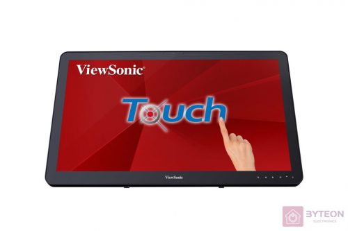 Viewsonic TD2430 érintőképernyős monitor 59,9 cm (23.6") 1920 x 1080 pixelek Többérintéses Többfelhasználós Fekete