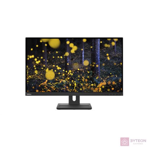 Lenovo ThinkVision E27q-20 68,6 cm (27") 2560 x 1440 pixelek Quad HD LED Fekete