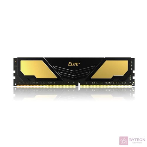 TeamGroup Elite Plus 4GB DDR4 2666Mhz CL19-19-19-43 memóriamodul - Fekete-arany