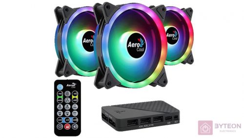 AeroCool Duo 12 Pro 120mm [3-Pack, Remote control]