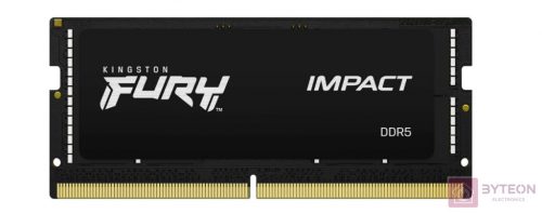 Kingston Technology FURY Impact memóriamodul 32 GB 1 x 32 GB DDR5 4800 Mhz