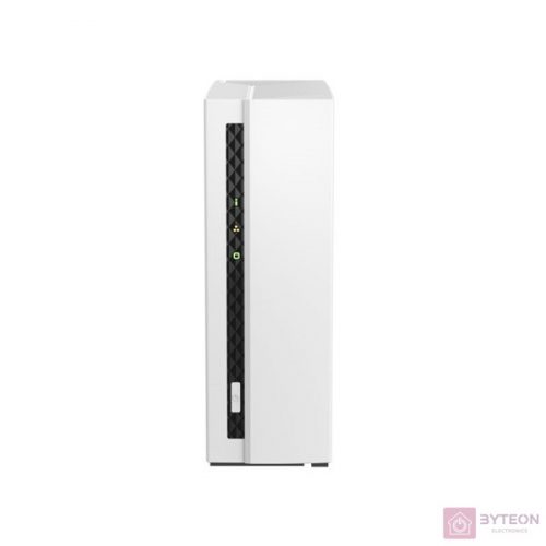 QNAP TS-133 tárolószerver Tower Ethernet/LAN csatlakozás Fehér