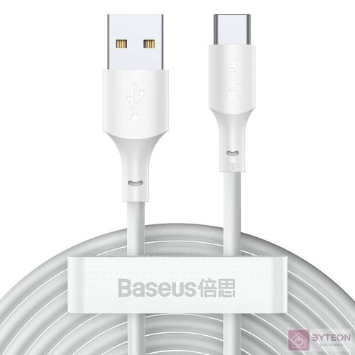 Baseus TZCATZJ-02 USB kábel 1,5 M USB A USB C Fehér