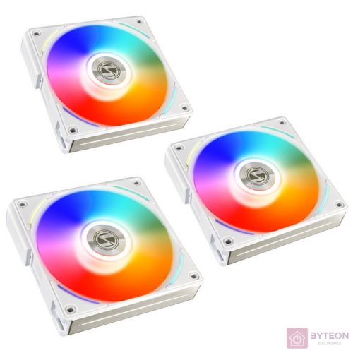 Lian Li Uni Fan AL120 RGB 120mm [3-Pack, Led control] - Fehér