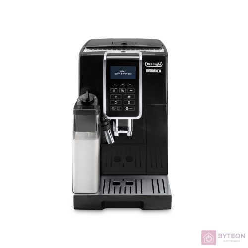 Automata kávéfőző DELONGHI ECAM35055B 2 személyes tejhabosítóval fekete