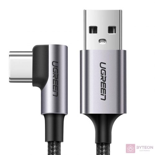 USB-USB-C kábel UGREEN 3A Quick Charge 3,0 1m (fekete)