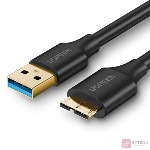 UGREEN USB 3.0 - micro USB 3.0 kábel, 1m (fekete)