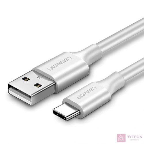 UGREEN Gold-plated USB-C cable 2m White