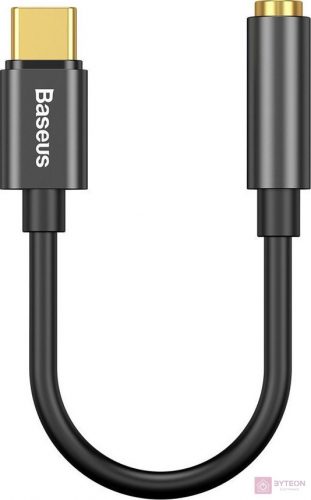 Baseus L54 USB-C audioadapter + 3,5 mm-es mini jack csatlakozó (szürke)