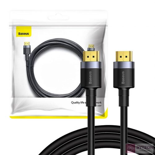 Baseus Cafule HDMI 2.0 kábel, 4K, 3D, 1 m (fekete-szürke)