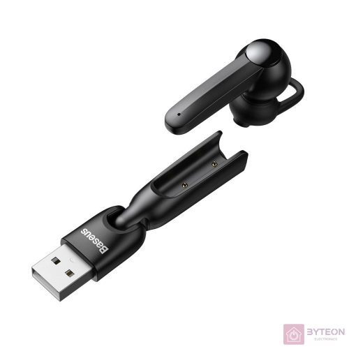 Bluetooth 5.0 Baseus A05 fülhallgató, USB (fekete)