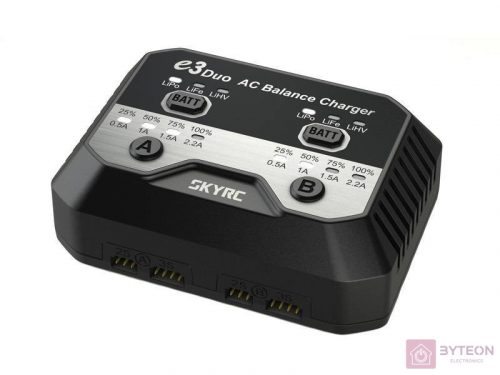 SkyRC e3 Duo töltő 2x20W