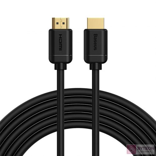 Baseus HDMI 2.0 kábel, 4K 30Hz, 3D, HDR, 18Gbps, 5m (fekete)