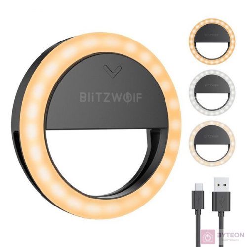 BlitzWolf BW-SL0 Pro gyűrűfény, LED