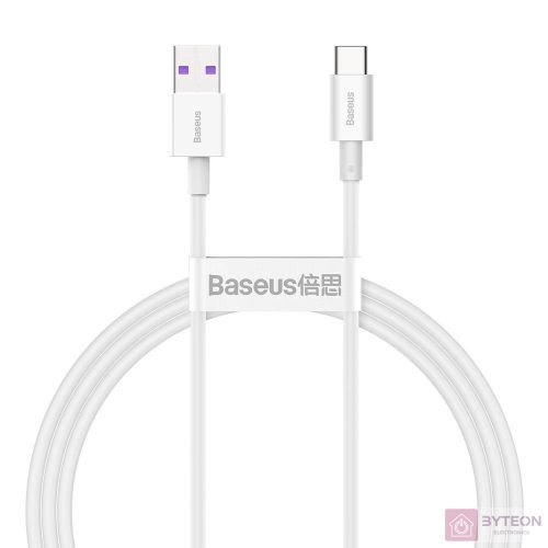 USB-USB-C Baseus Superior Series kábel, 66 W, 1 m (fehér)