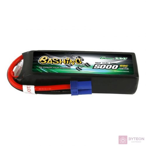 LiPo Gens Ace Bashing 5000mAh 14,8V 4S1P 60C EC5