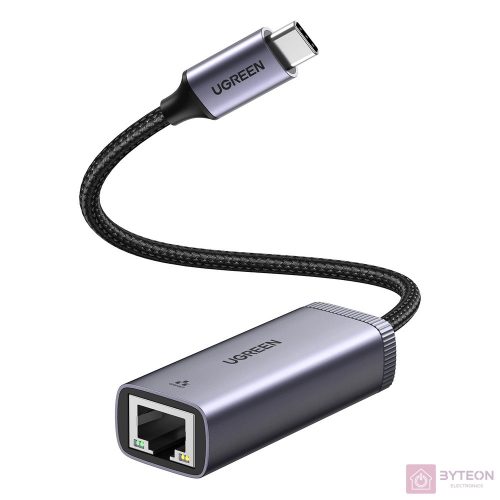 UGREEN CM483 USB-C – RJ45 hálózati adapter (szürke)