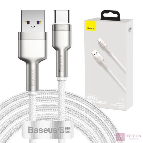 Baseus Cafule USB-USB-C kábel, 66 W, 2 m (fehér)