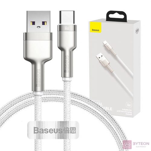 Baseus Cafule USB-USB-C kábel, 66 W, 1 m (fehér)