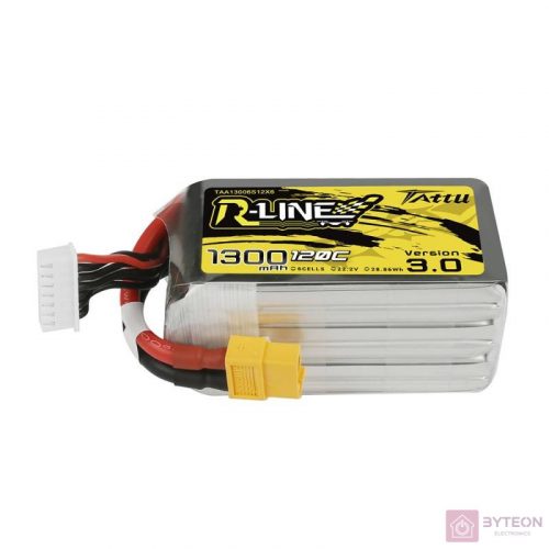 Tattu R-Line Version 3.0 1300mAh 22.2V 120C 6S1P XT60 akkumulátor