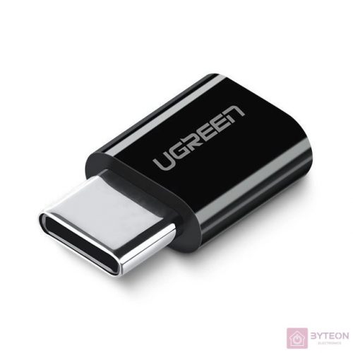 UGREEN US157 micro USB - USB-C adapter (fekete)