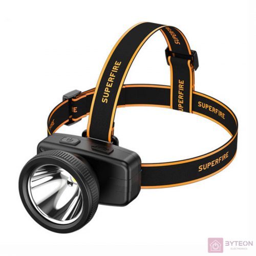 Superfire HL55 headlight, 150lm, USB-C