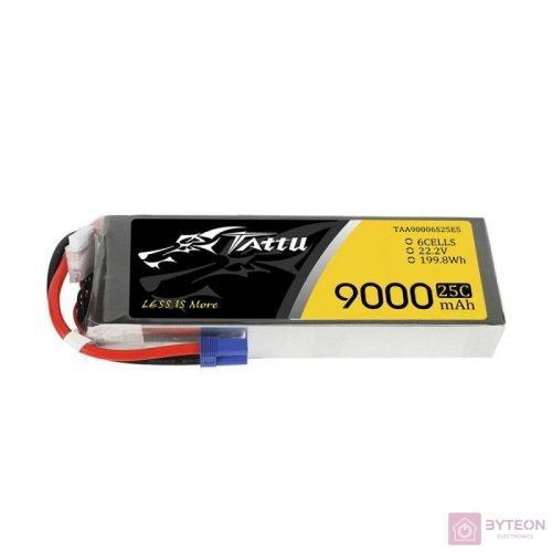 Tattu 9000mAh 22.2V 25C 6S1P akkumulátor