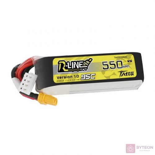 Tattu R-Line 550mAh 11.1V 95C 3S1P XT30 akkumulátor