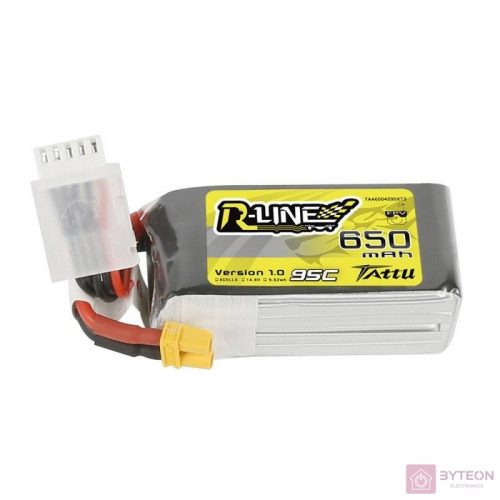 Tattu R-Line 650mAh 14.8V 95C 4S1P XT30 akkumulátor