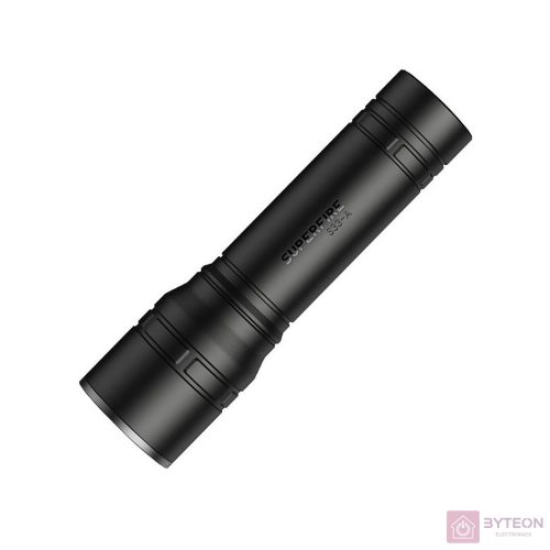 Flashlight Superfire S33-A, USB (fekete)