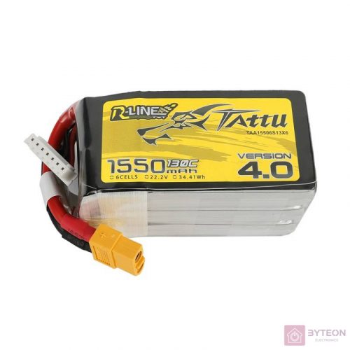 Tattu R-Line 4.0 1550mAh 22.2V 130C 6S1P XT60 akkumulátor