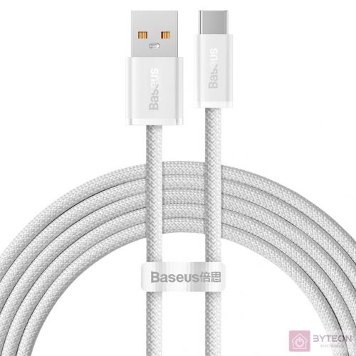 USB – USB-C Baseus Dynamic Series kábel, 100W, 2m (fehér)