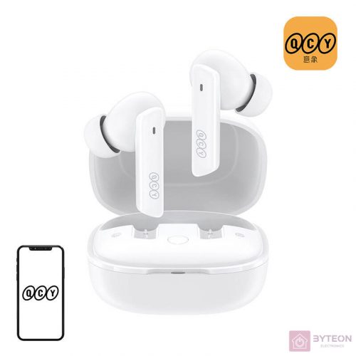 QCY HT05 TWS earphones, ANC (white)