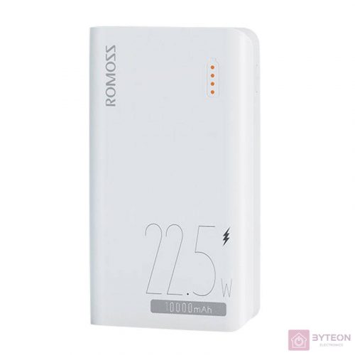 Romoss SENSE4SF Powerbank,10000mAh, 22.5W (fehér)