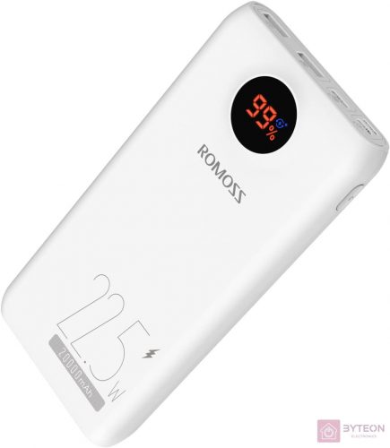 Romoss SW20PF Powerbank,20000mAh, 22.5W (fehér)