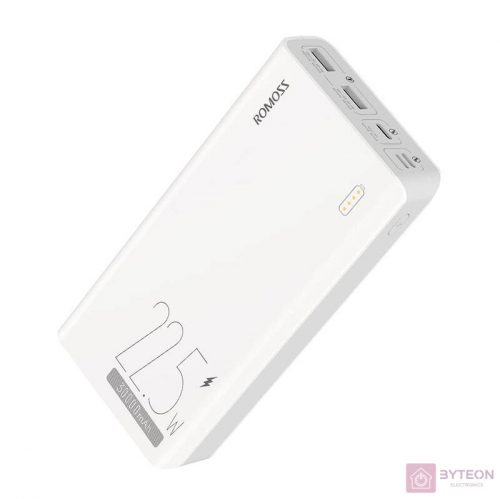 Romoss SENSE8F Powerbank,30000mAh, 22.5W (fehér)