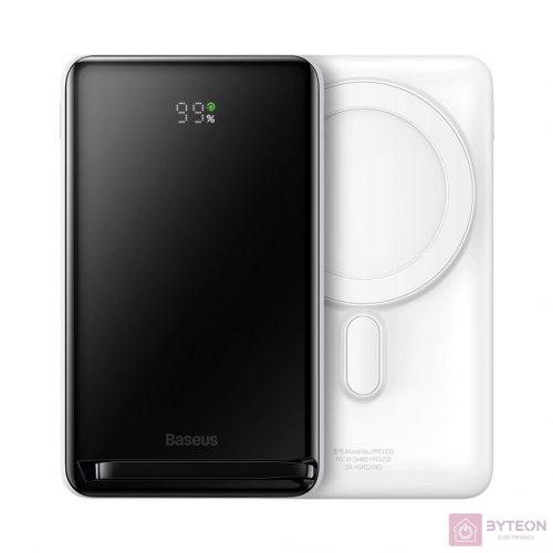 Baseus Magnetic Powerbank,10000mAh, 20W (fehér)