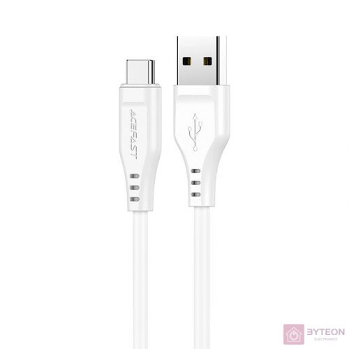 USB to USB-C Acefast C3-04 cable, 1.2m (white)