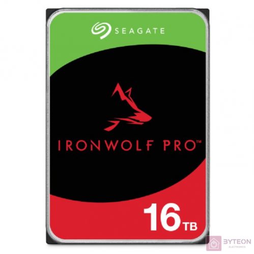 SEAGATE Ironwolf PRO Enterprise NAS HDD 16TB 7200rpm 6Gb/s SATA 256MB cache 8.9cm 3.5inch 24x7 for NAS RAID Rackmount systems BLK