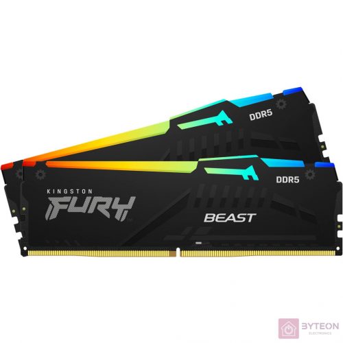 Kingston FURY Beast RGB DDR5 32GB KIT (2x16GB) 5200MHz