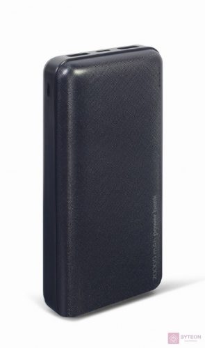 GEMBIRD PB20-02 20000 mAh power bank black