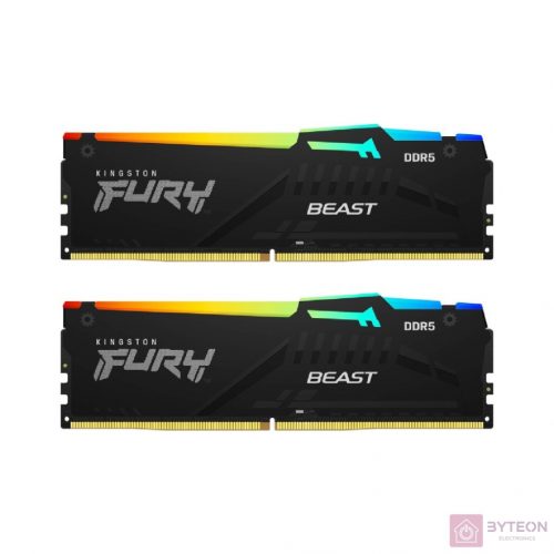 Kingston FURY Beast RGB DDR5 16GB KIT (2x8GB) 5200MHz