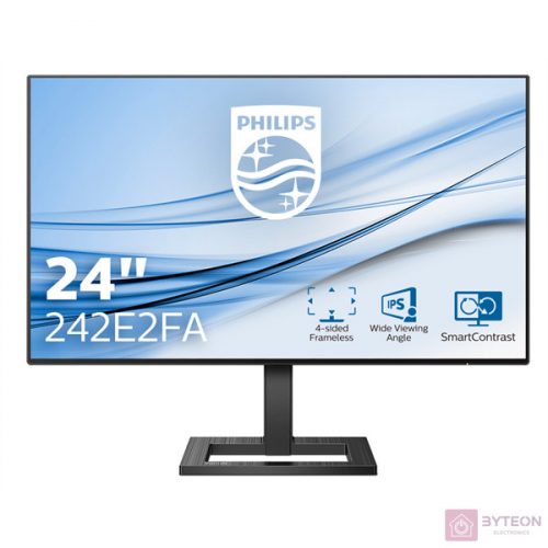 PHILIPS 242E2FA/00 23.8inch IPS FHD 1920x1080 16:9 300cd/m2 1000:1 4ms E Line HDMI DP DVI-D