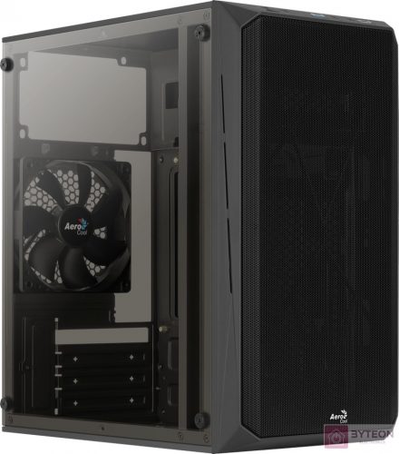 Számítógépház Aerocool CS-107 Mesh mATX Fekete Acryl üveg